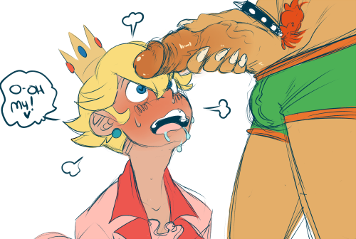 Rule34 – If it exists, there is porn of it / mitarashi, bowser, princess peach / 305702