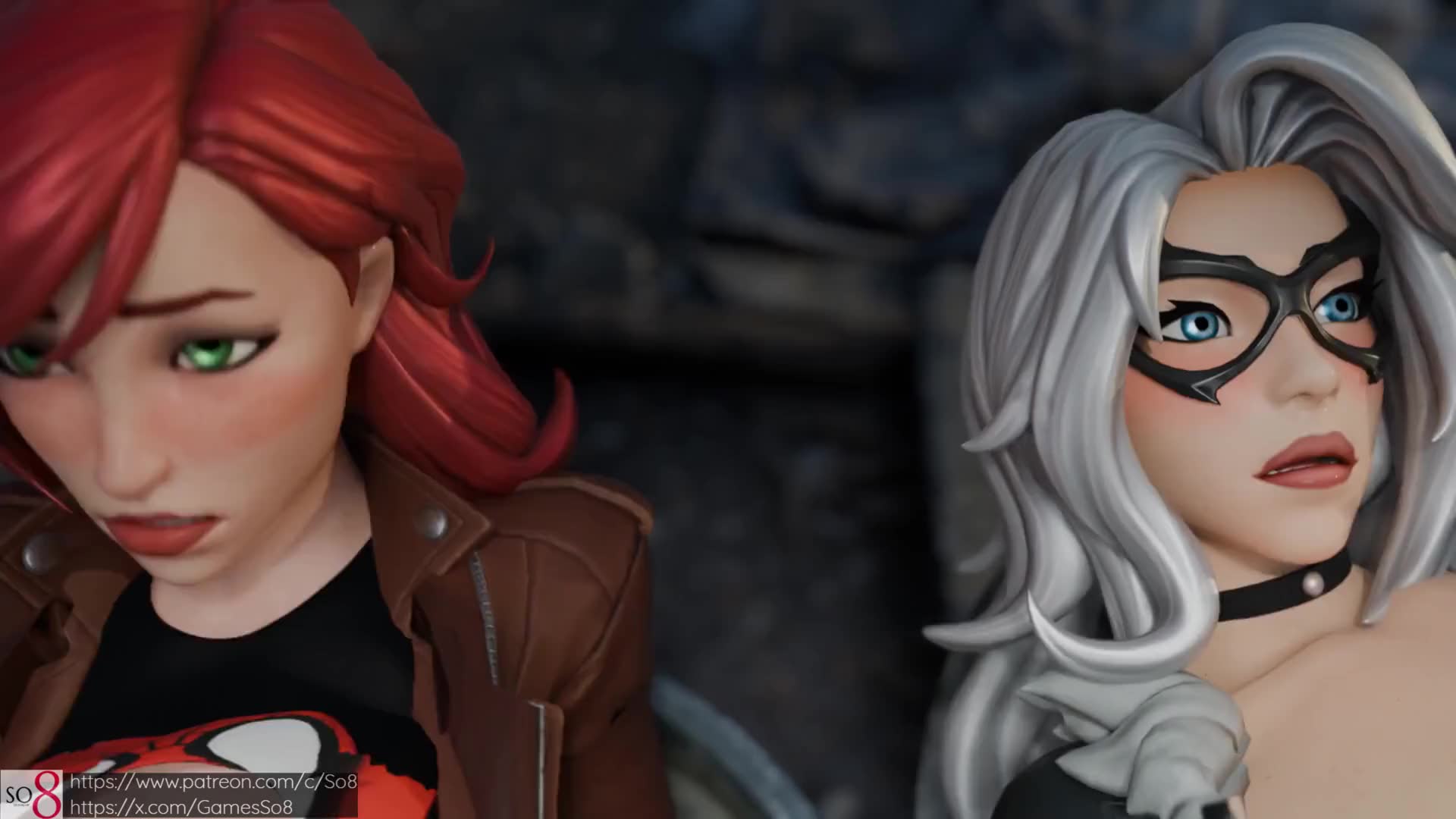 Rule34 – If it exists, there is porn of it / black cat (marvel), felicia hardy, mary jane watson / 8705533