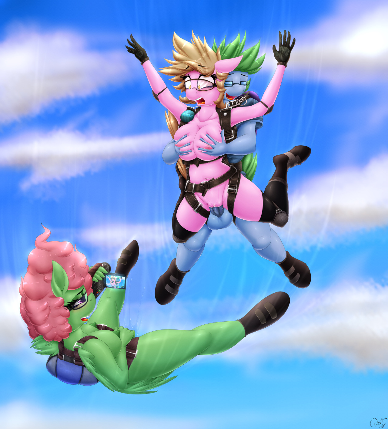 Rule34 – If it exists, there is porn of it / replica (artist), original character, reppy / 306077