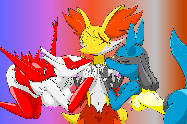 Rule34 – If it exists, there is porn of it / chameloshi, delphox, latias, legendary pokemon, lucario / 306421
