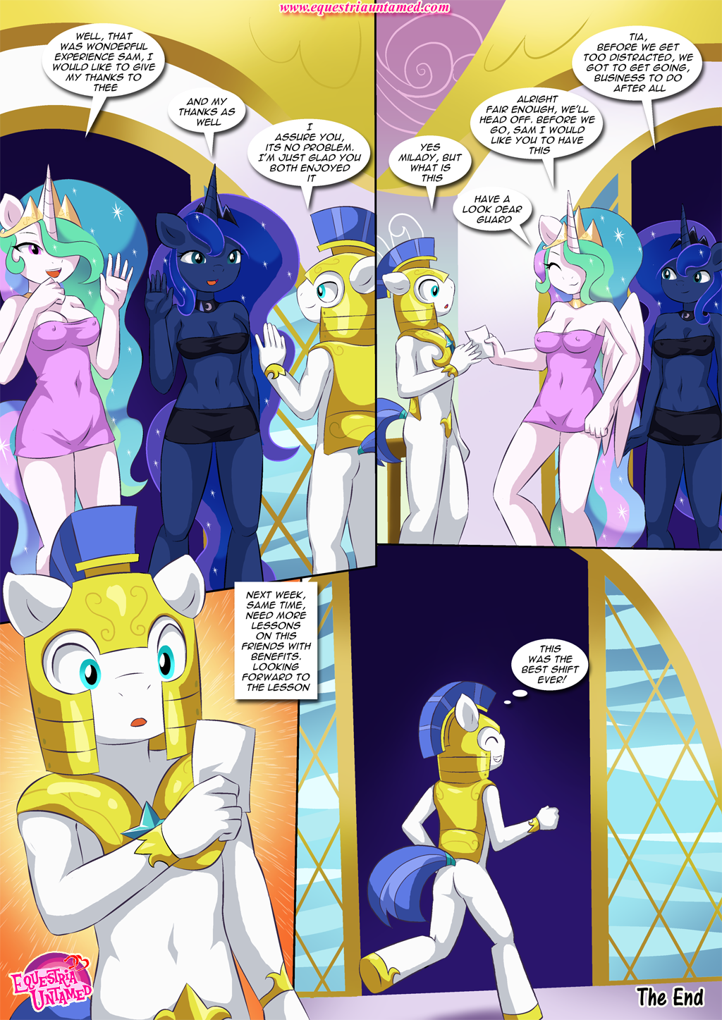 Rule34 – If it exists, there is porn of it / princess celestia, princess luna (mlp) / 307392