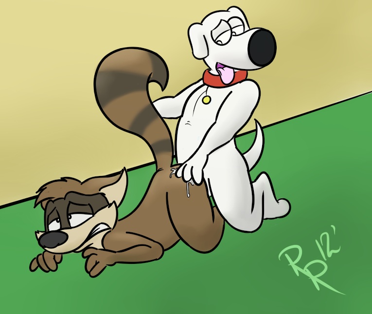 Rule34 – If it exists, there is porn of it / rotten robbie, brian griffin, rigby / 307550