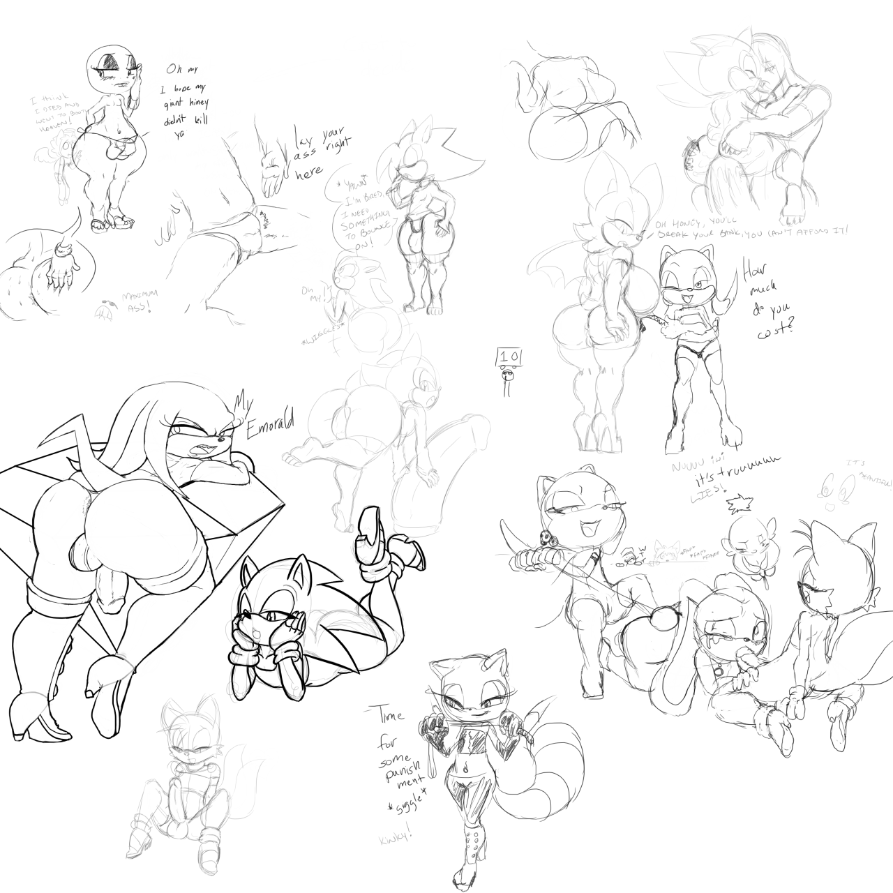 Rule34 – If it exists, there is porn of it / thecon, cream the rabbit, knuckles the echidna, marine the raccoon, rouge the bat, shadow the hedgehog, sonic the hedgehog, tails, team sonic / 307746