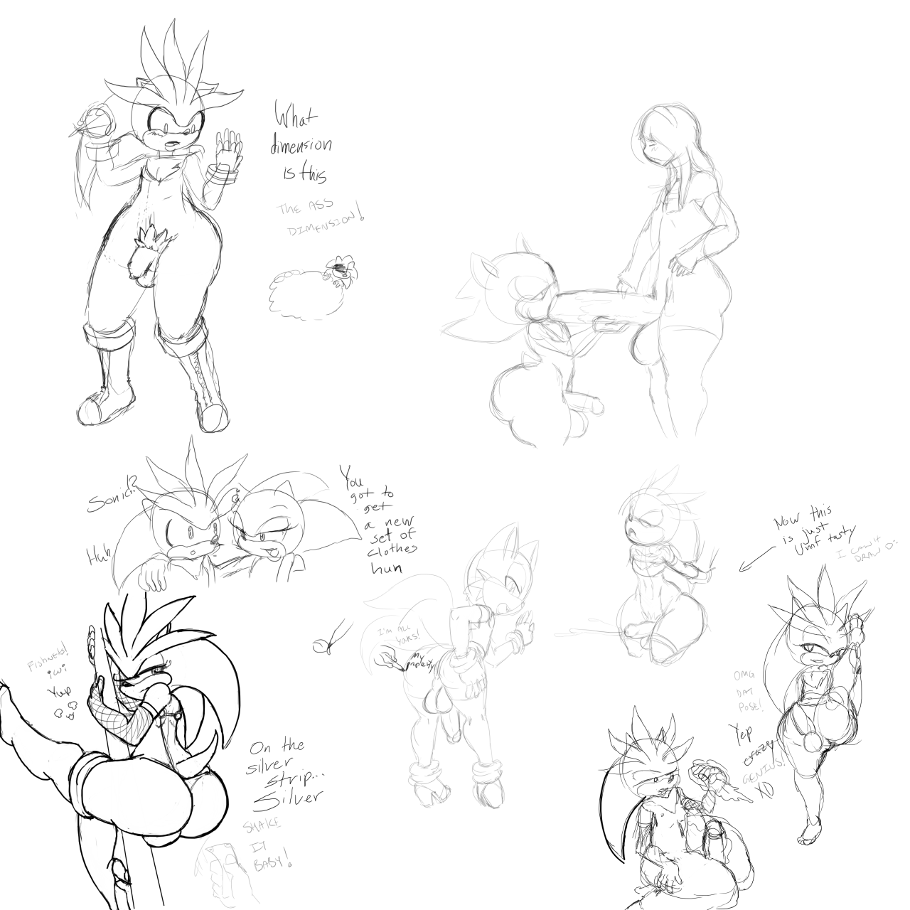 Rule34 – If it exists, there is porn of it / thecon, shadow the hedgehog, silver the hedgehog, sonic the hedgehog, tails / 307755