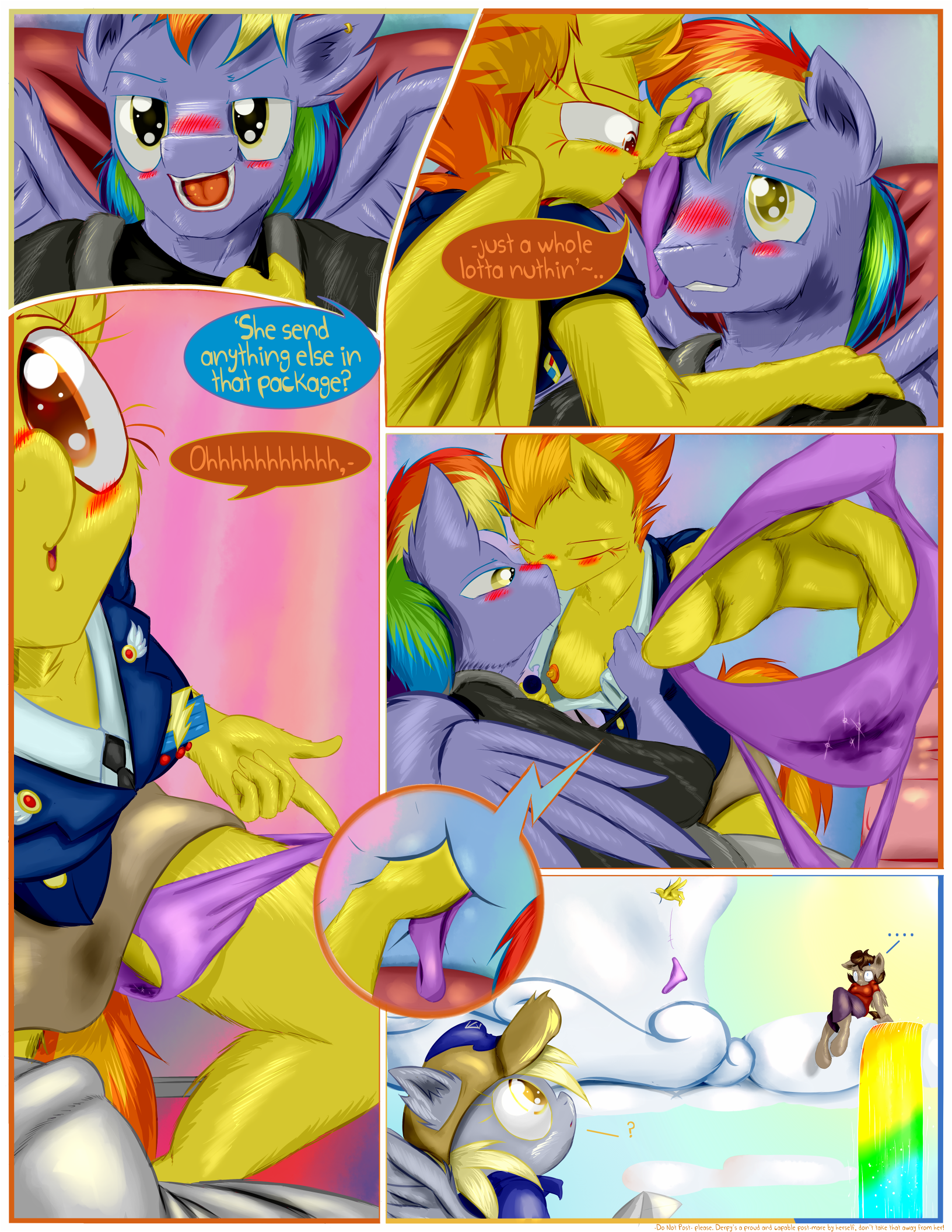 Rule34 – If it exists, there is porn of it / frist44, rainbow blaze, spitfire (mlp), wonderbolts (mlp) / 308945