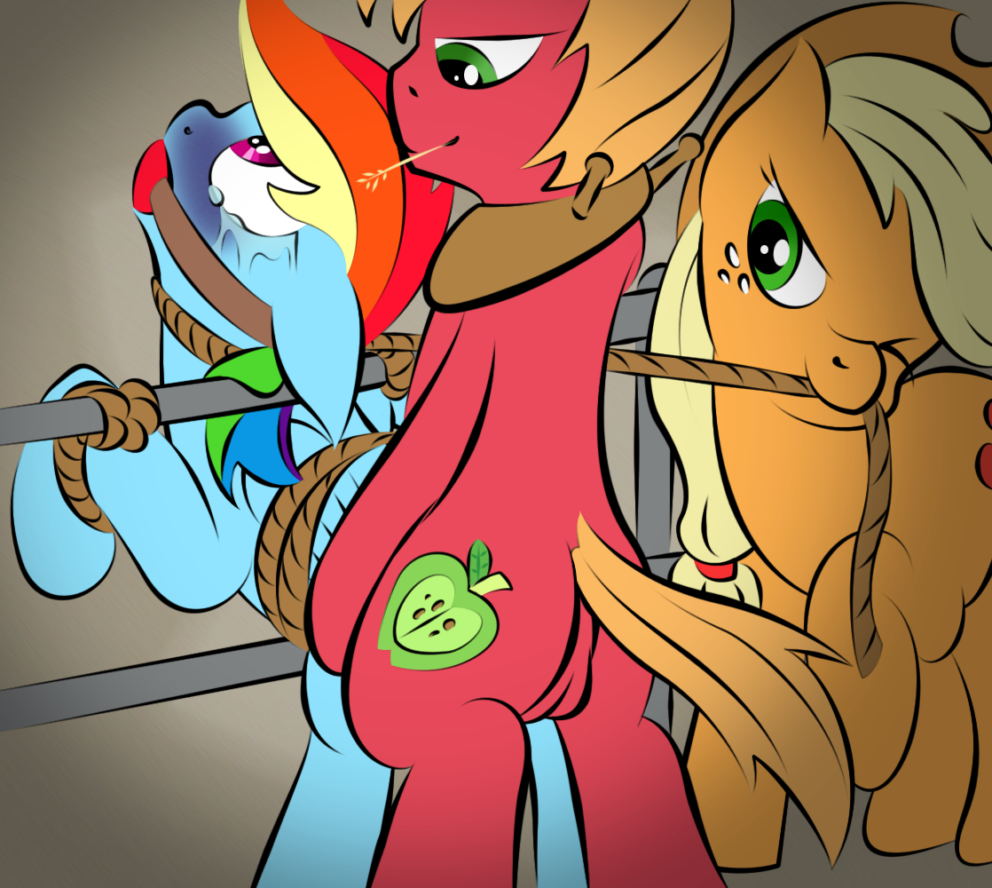 Rule34 – If it exists, there is porn of it / fearingfun, applejack (mlp), big macintosh (mlp), rainbow dash (mlp) / 309202