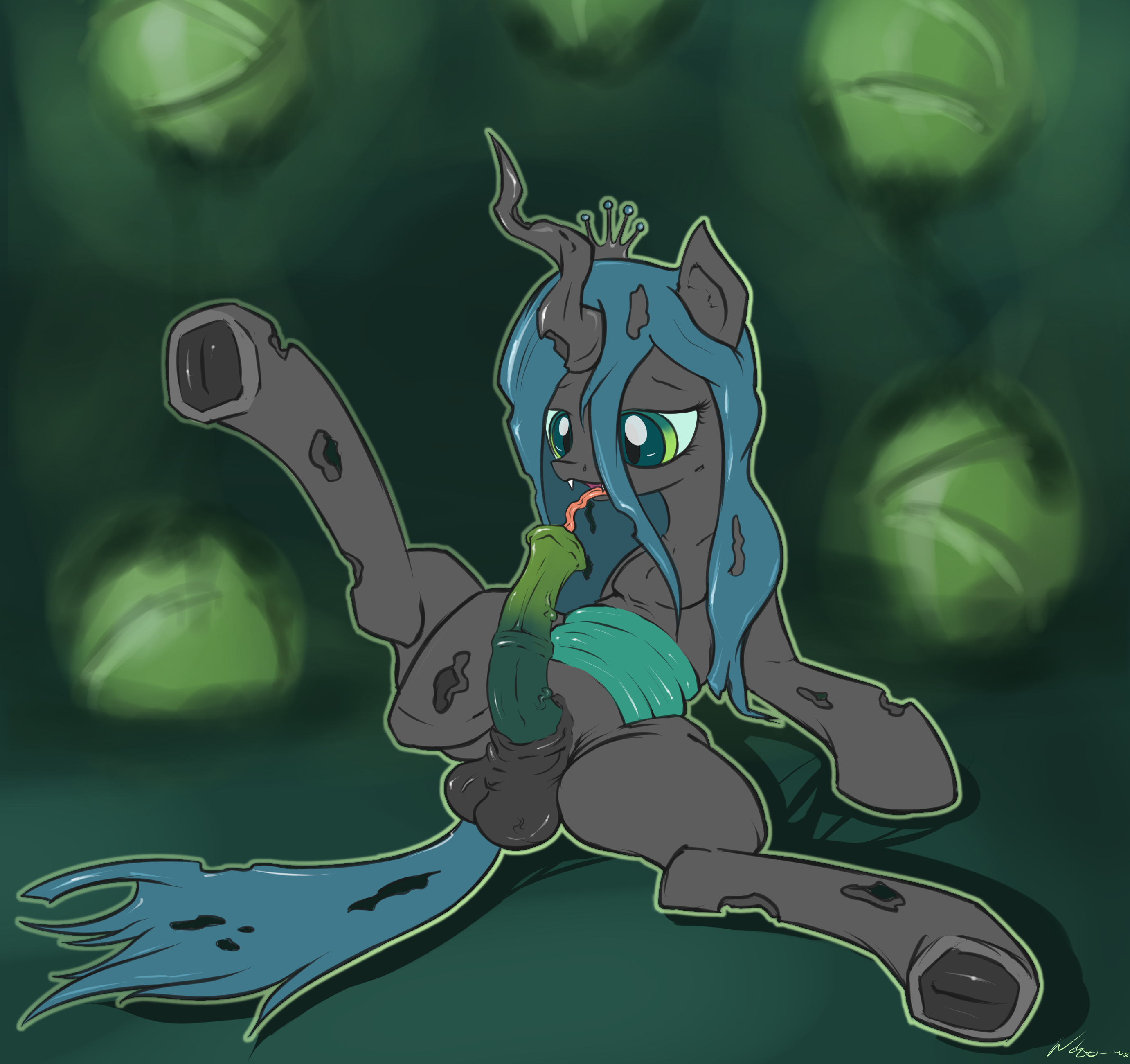 Rule34 – If it exists, there is porn of it / neko-me, queen chrysalis (mlp) / 309367