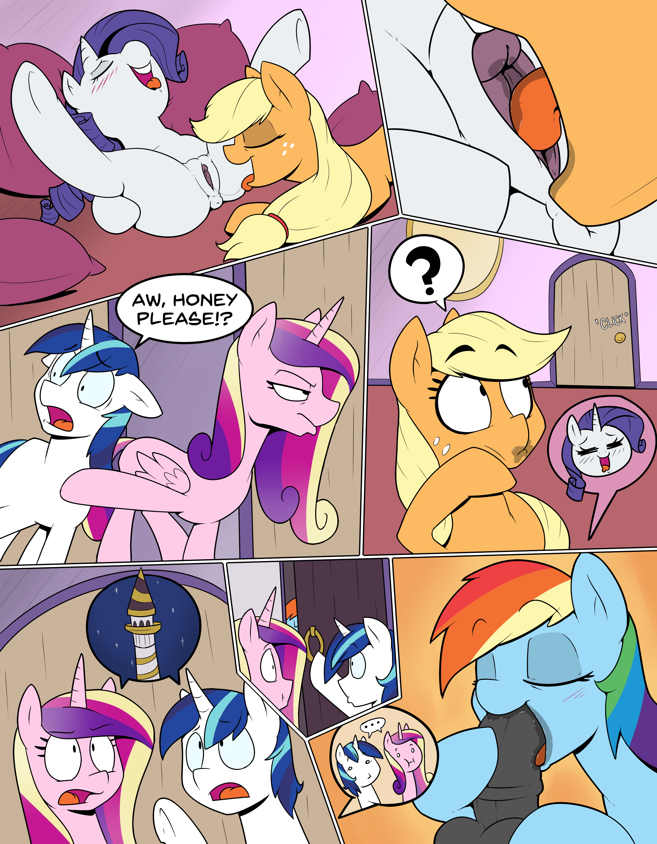 Rule34 – If it exists, there is porn of it / strangerdanger, applejack (mlp), princess cadance (mlp), rainbow dash (mlp), rarity (mlp), shining armor (mlp) / 309524