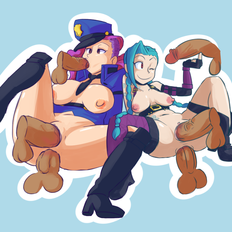 Rule34 – If it exists, there is porn of it / fupoo, jinx (league of legends), officer vi, vi / 309588