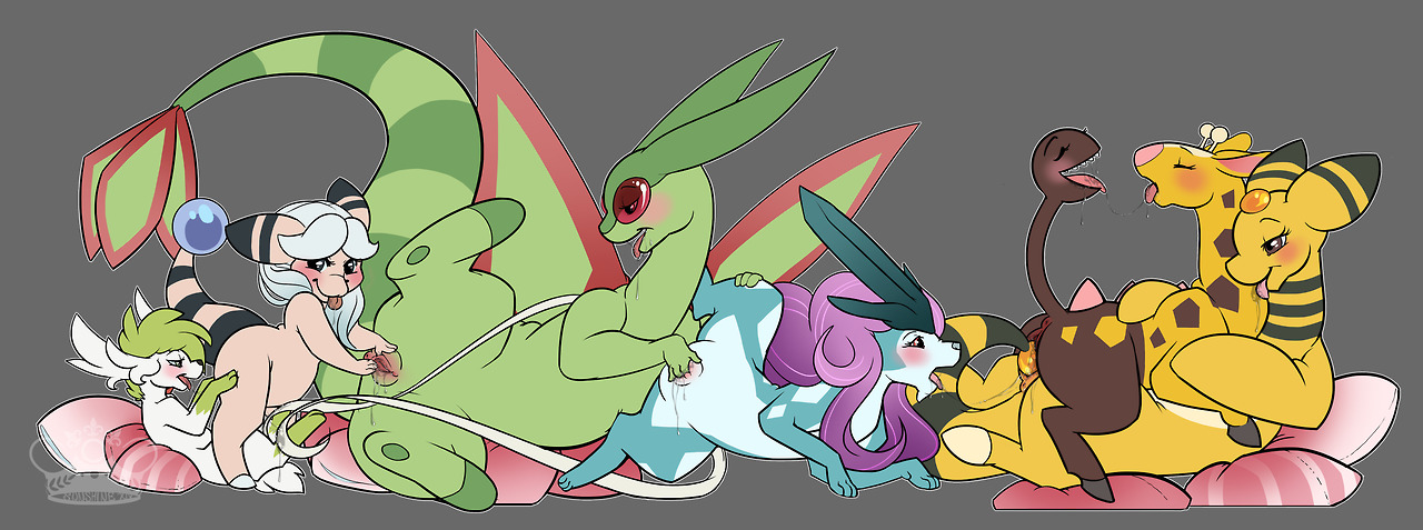 Rule34 – If it exists, there is porn of it / whimsydreams, ampharos, flaaffy, flygon, girafarig, legendary pokemon, shaymin, suicune / 309782