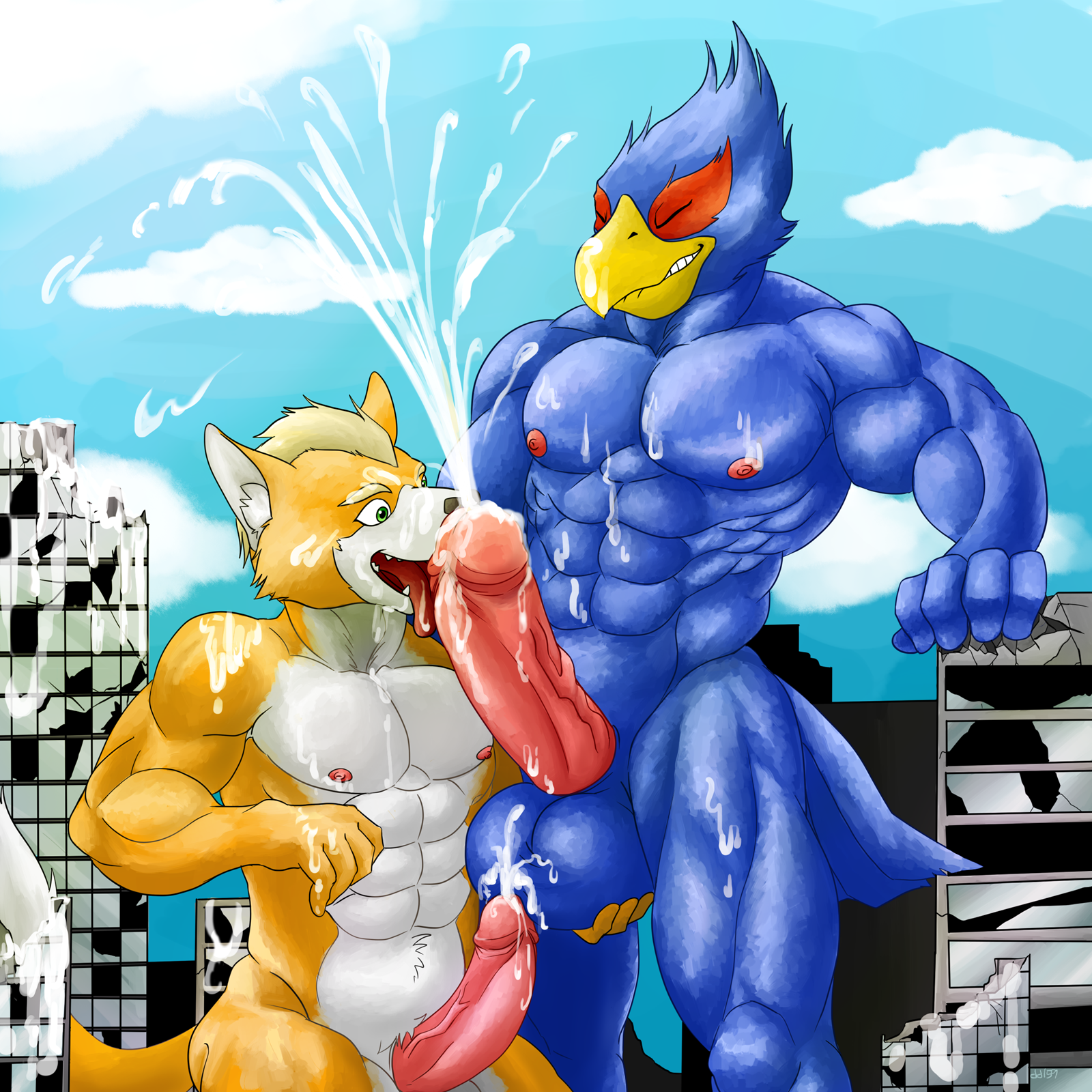 Rule34 – If it exists, there is porn of it / dd159, falco lombardi, fox mccloud / 309867