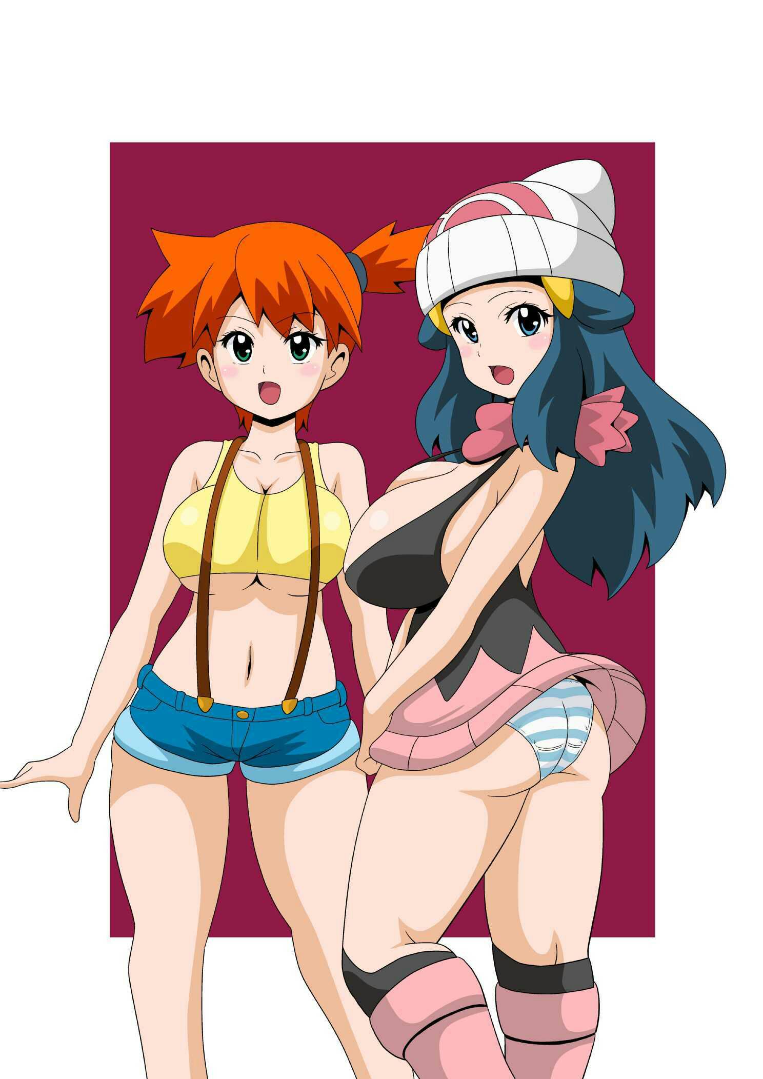 Rule34 – If it exists, there is porn of it / artist request, dawn (pokemon), kasumi (pokemon) / 310108