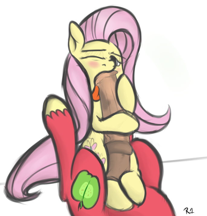 Rule34 – If it exists, there is porn of it / mostazathy, runnerman360, big macintosh (mlp), fluttershy (mlp) / 310542