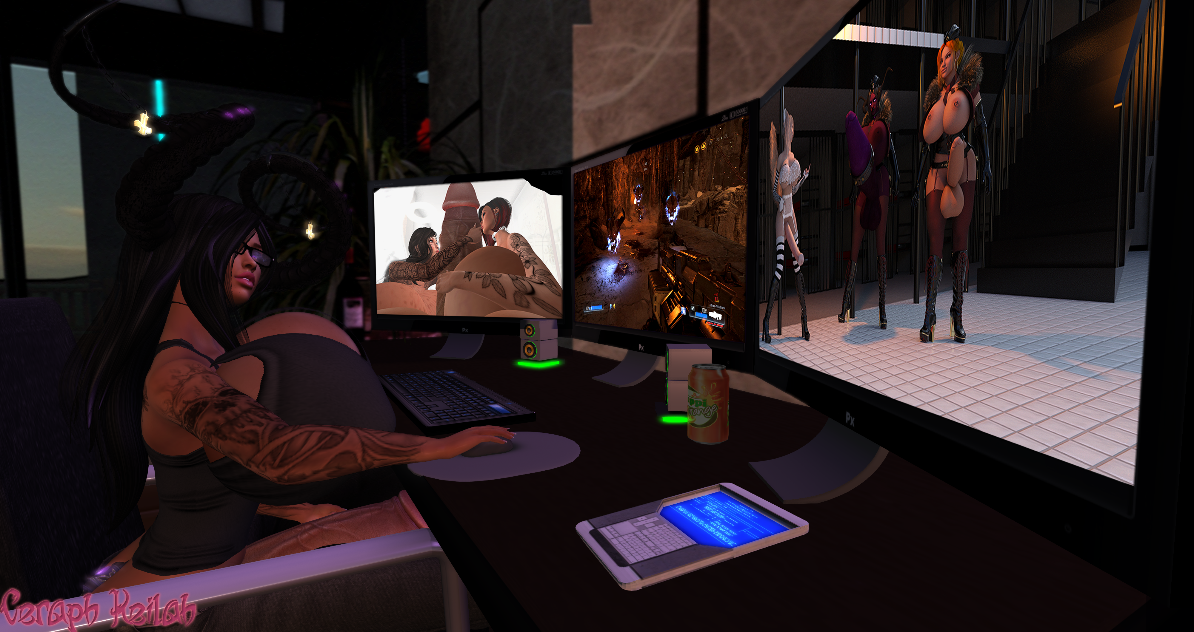 Rule34 – If it exists, there is porn of it / ceraph keilah, marcella highthorn / 310863