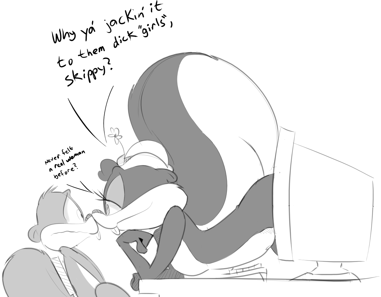 Rule34 – If it exists, there is porn of it / saran-rape, skippy squirrel, slappy squirrel / 312354