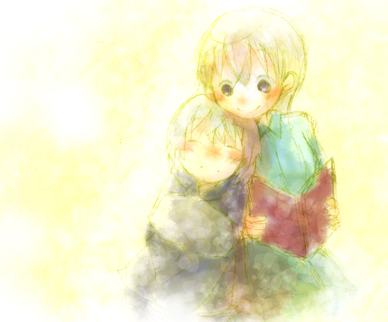 muro, eila ilmatar juutilainen, sanya v. litvyak, strike witches, world witches series, silver hair, 00s, 2girls, blue eyes, blush, book, chibi, multiple girls, short hair, sleeping