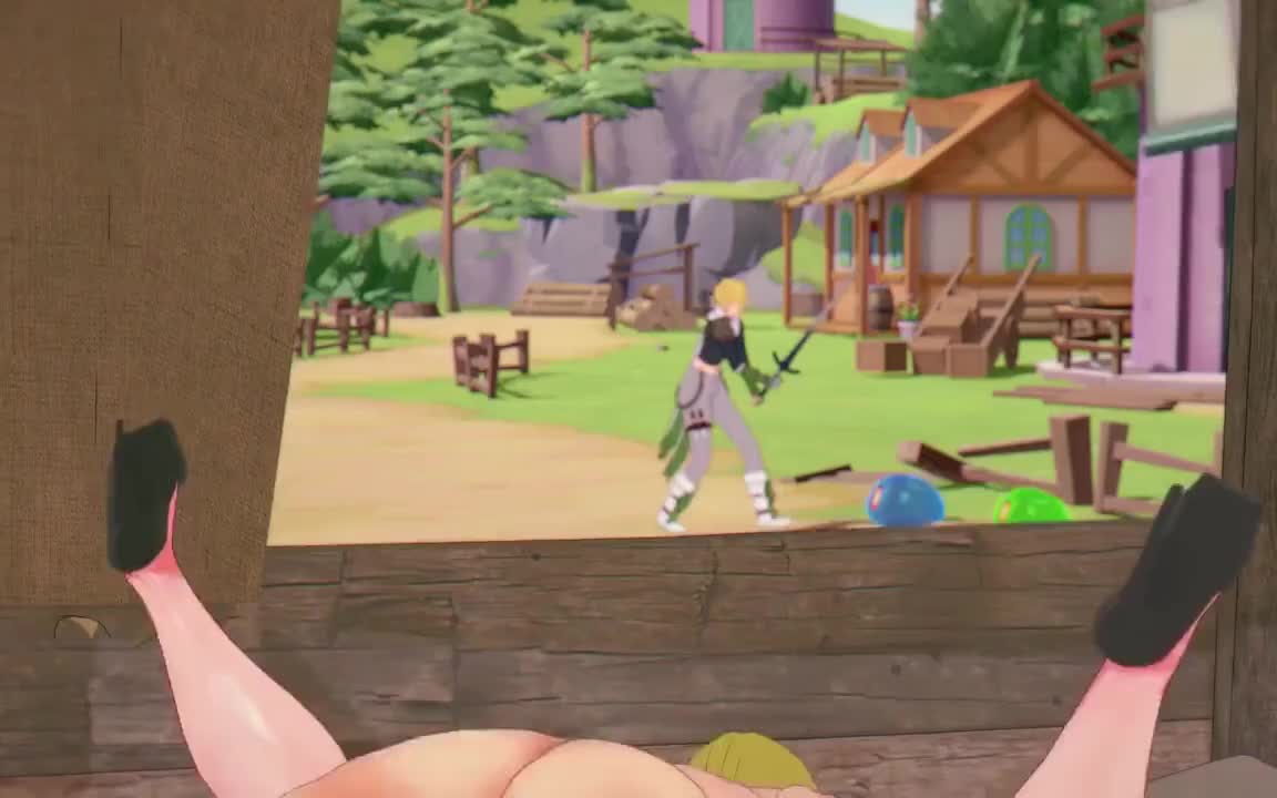 japs8005, original, animated, sound, tagme, video, 3d, cum, cum in pussy, fat, fat man, high heels, mating press, mature female, nude, platform heels, sex, speech bubble, sword, thick thighs, thighs, vaginal, weapon