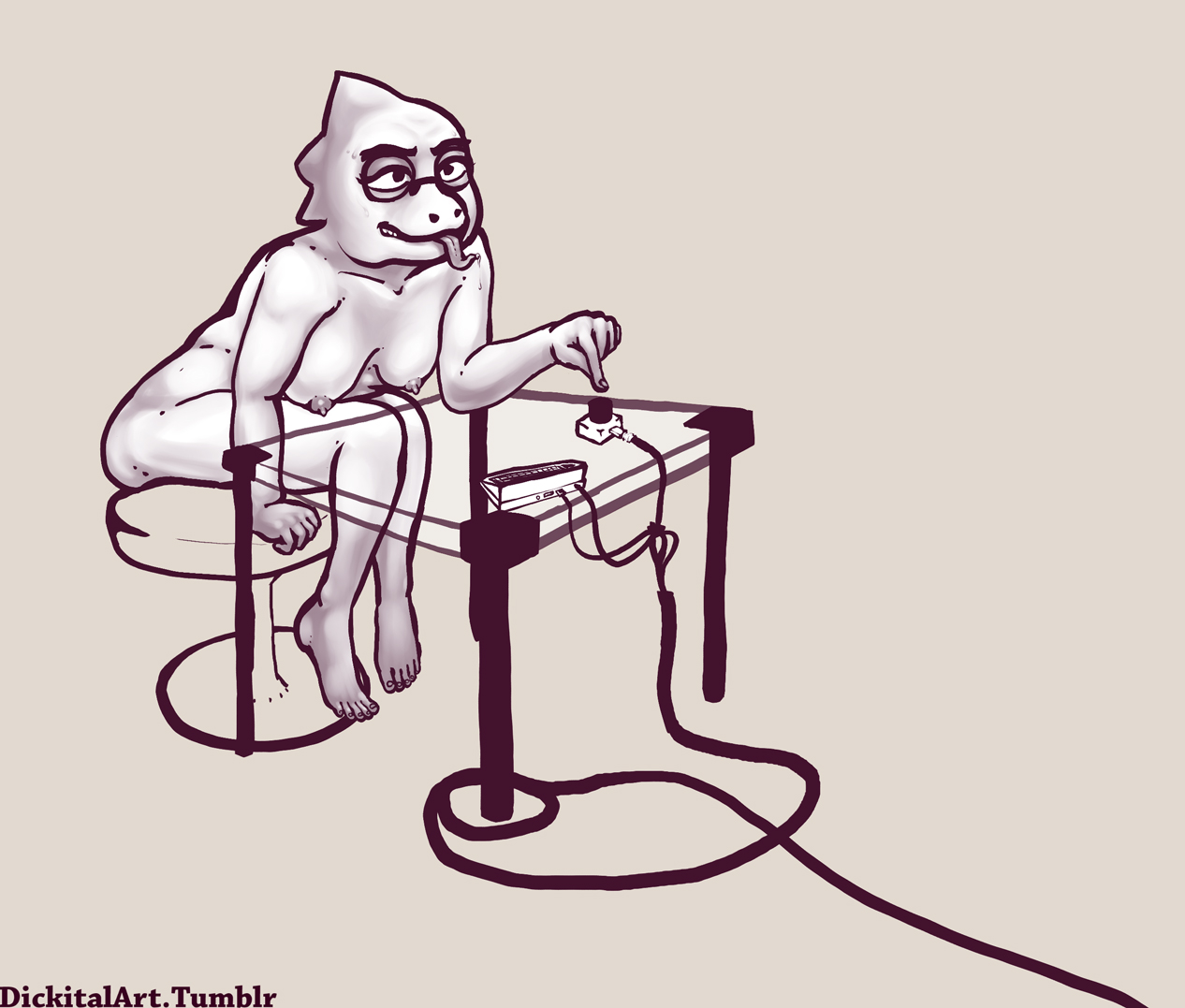 Rule34 – If it exists, there is porn of it / dickital, alphys / 314431