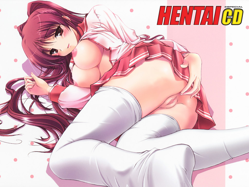 ass, breasts, breasts holdschool, large breasts, no panties, open clothes, open shirt, pussy, school uniform, skirt, smile, uncensored