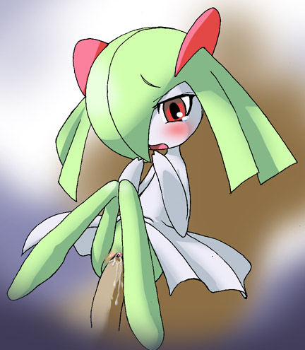 azuma doguu, kirlia, nintendo, pokemon, lowres, blush, gen 3 pokemon, interspecies, loli, pokemon (creature), sex