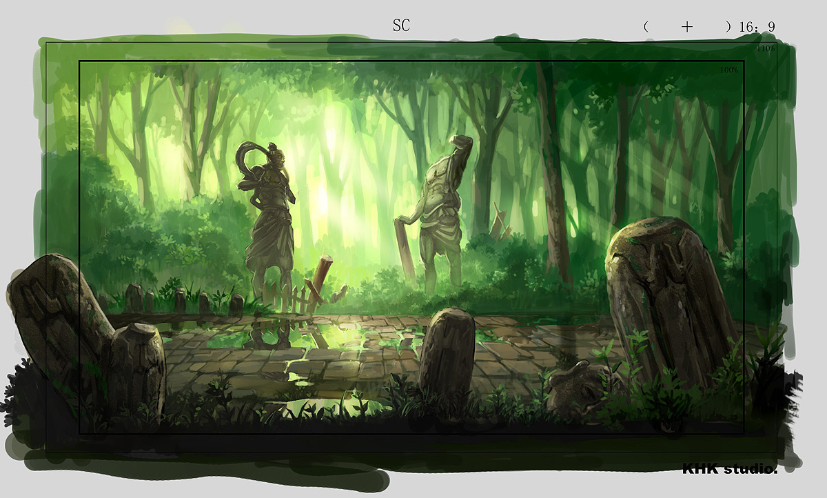 mugon, original, forest, kongorikishi, nature, scenery, statue, tree