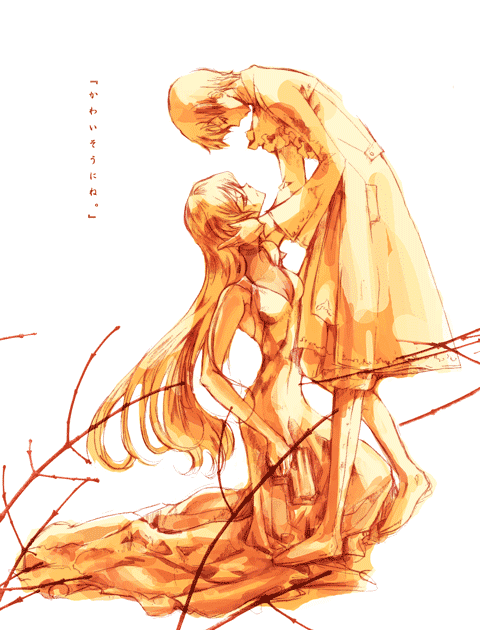 carte, ribbons almark, tieria erde, gundam, gundam 00, bad id, bad pixiv id, translation request, 00s, 1girl, 2boys, breasts, crossdressing, dress, formal clothes, innovators (gundam 00), medium breasts, multiple boys, trap, victorian