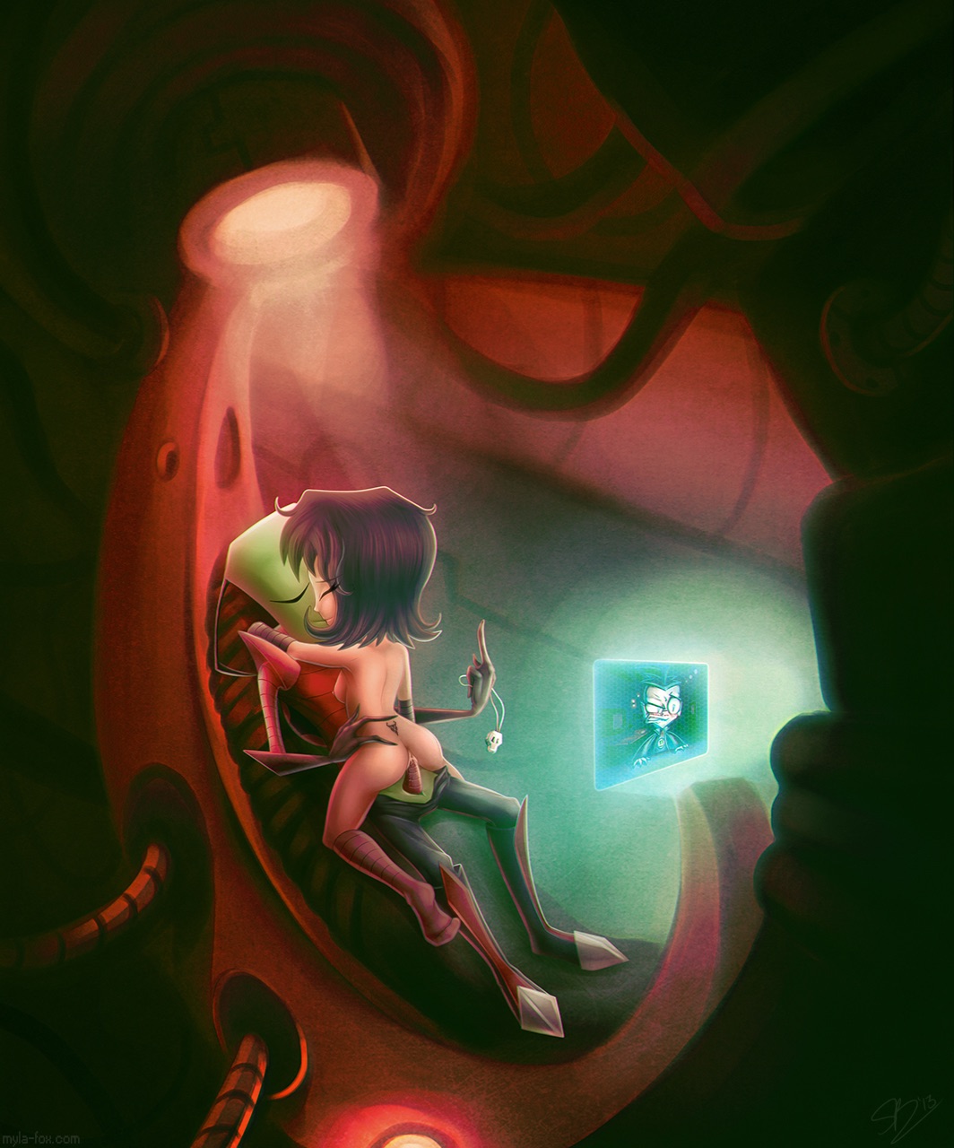 Rule34 – If it exists, there is porn of it / mylafox, dib, gaz, irken, zim / 316335