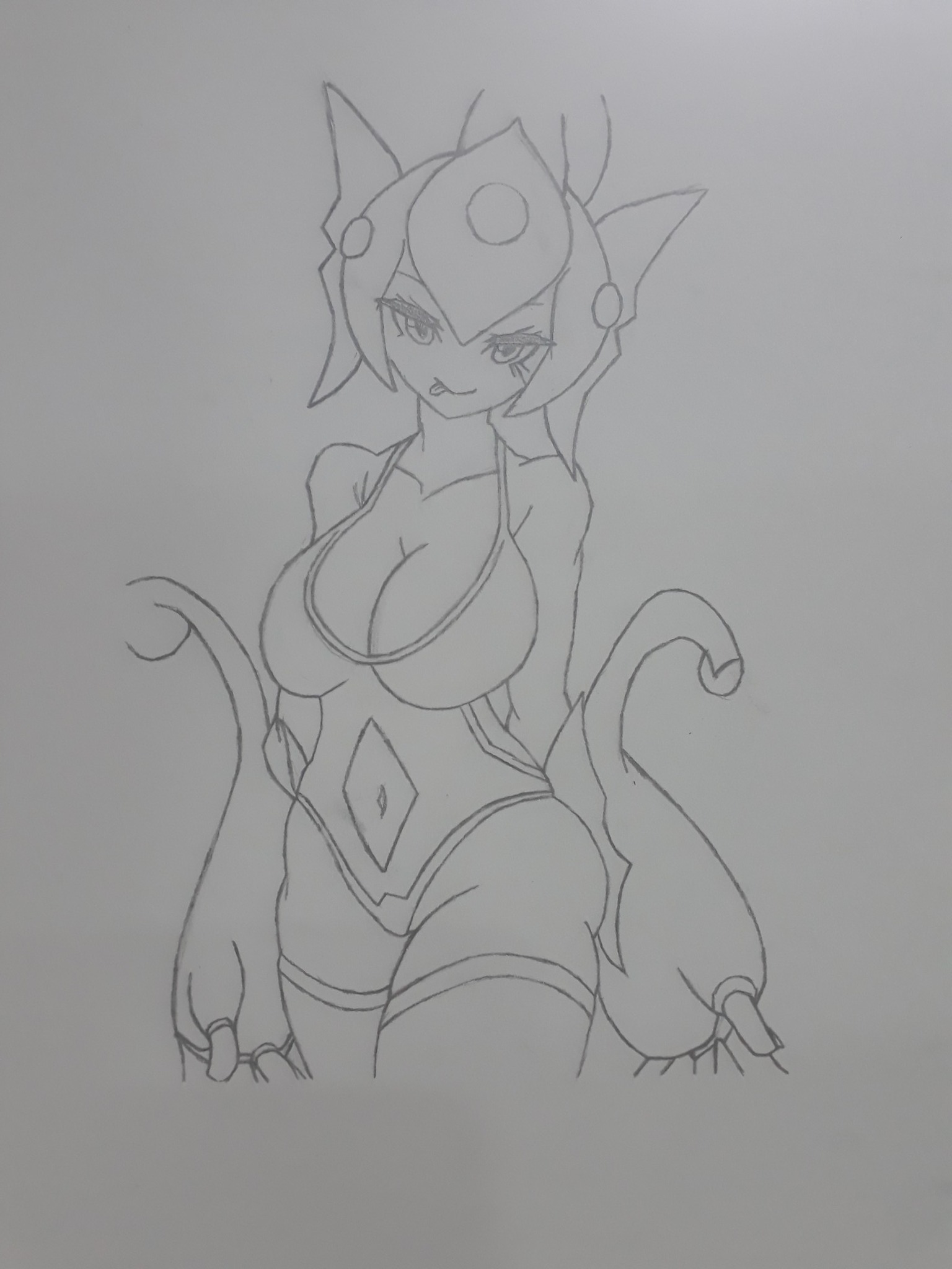 ranamon, digimon, traditional media, digimon (creature), fins, frog girl, head fins, helmet, monster girl, pixiv (6627369)