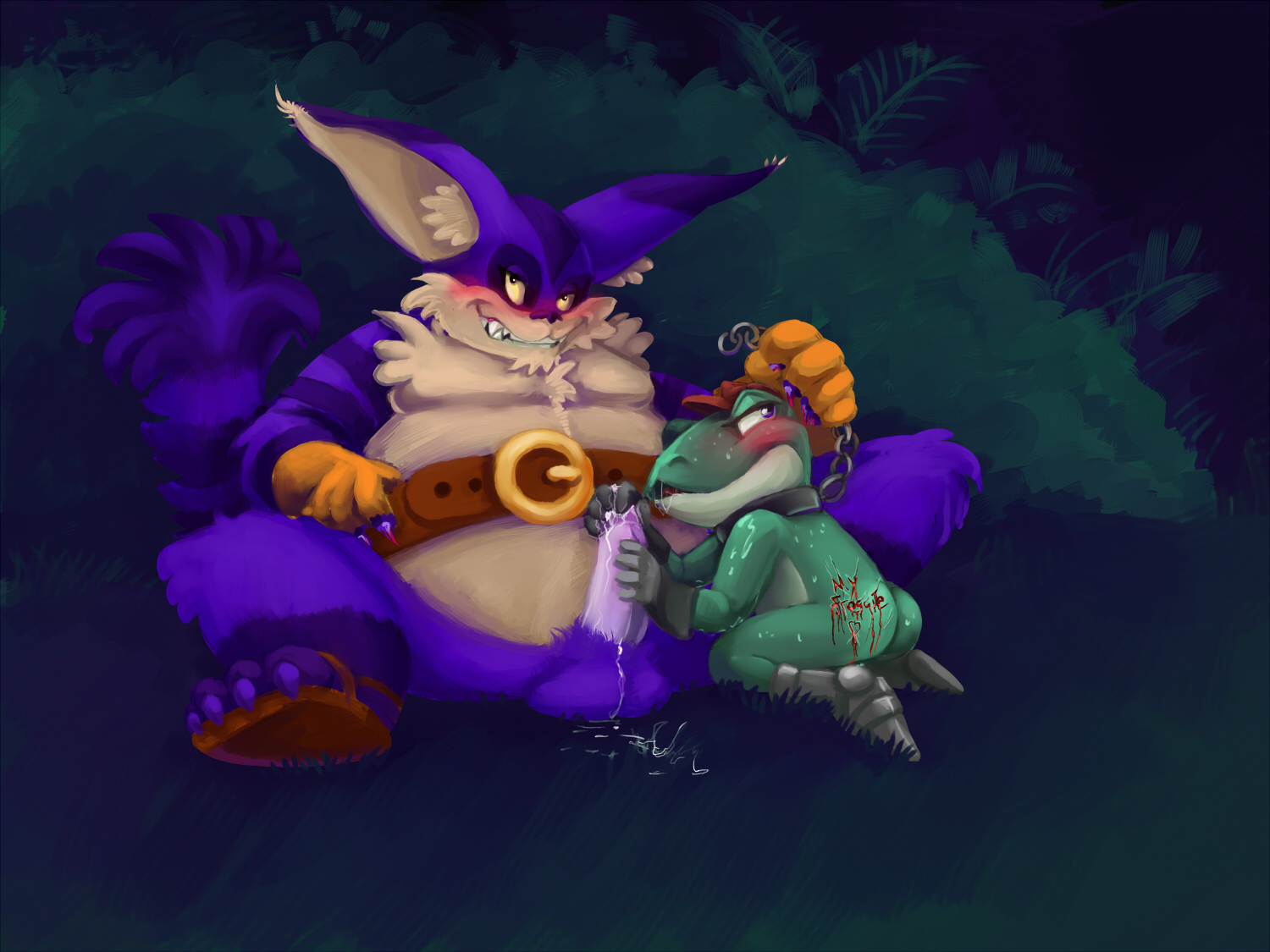 Rule34 – If it exists, there is porn of it / evanight, big the cat, slippy toad, toad / 317001