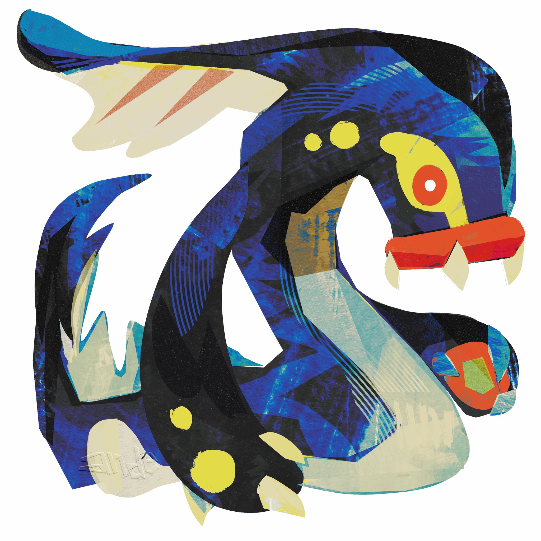 andewitt, eelektross, nintendo, pokemon, highres, colored sclera, eel, fangs, fish, full body, gen 5 pokemon, lamprey, no humans, pokemon (creature), pokemon focus, red sclera, simple background, solo, white background