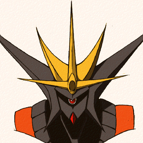 kaden, varu (forscryd), gunbuster, top wo nerae!, top wo nerae! (series), lowres, millipen (medium), pen (medium), traditional media, portrait