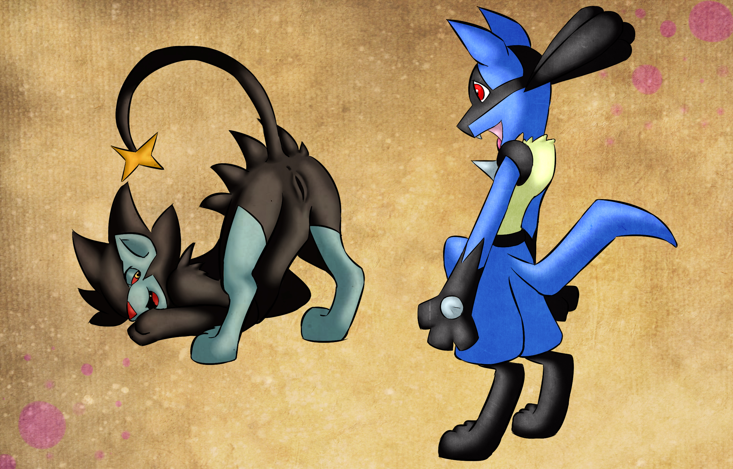 Rule34 – If it exists, there is porn of it / unknown artist, lucario, luxray / 317777