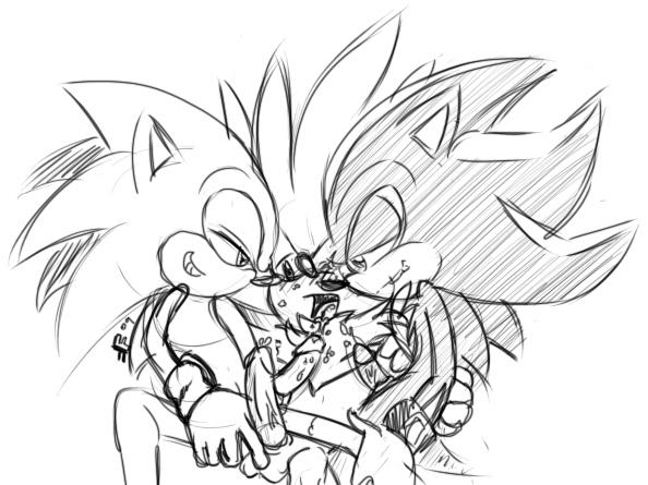 Rule34 – If it exists, there is porn of it / fakerface, shadow the hedgehog, silver the hedgehog, sonic the hedgehog / 318456