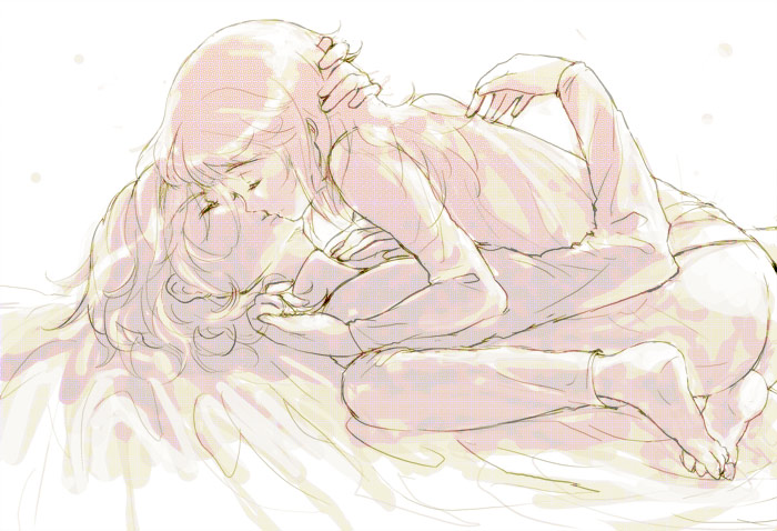 anew returner, lockon stratos, lyle dylandy, gundam, gundam 00, 00s, 1boy, 1girl, hetero, kiss