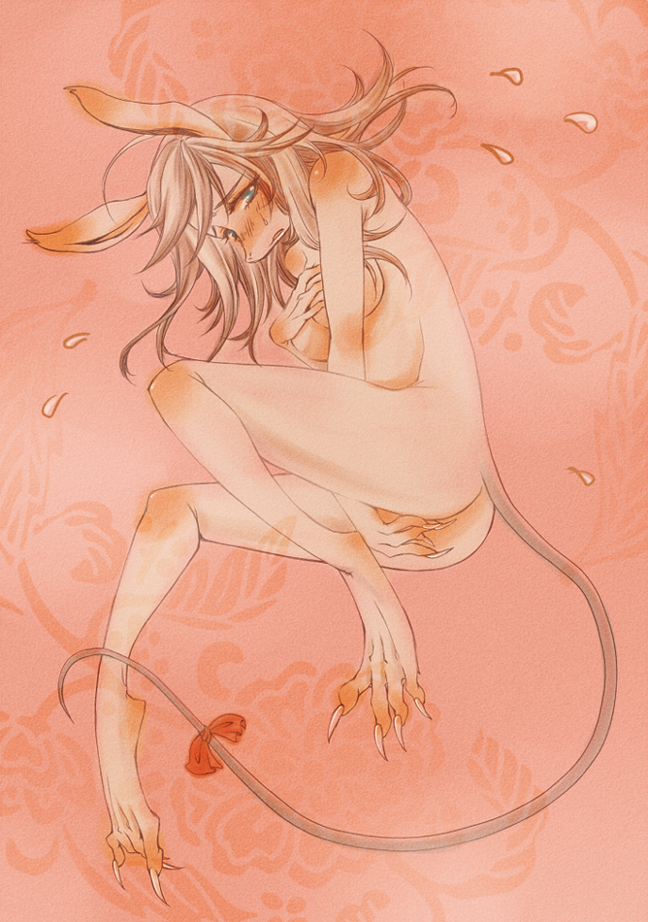 kemuri-kiyoshi, freya crescent, final fantasy, final fantasy ix, 00s, 1girl, animal ears, ass, barefoot, blush, breasts, claws, feet, female focus, female masturbation, furry, furry female, masturbation, nude, pussy juice, solo, spread toes, tail, toes