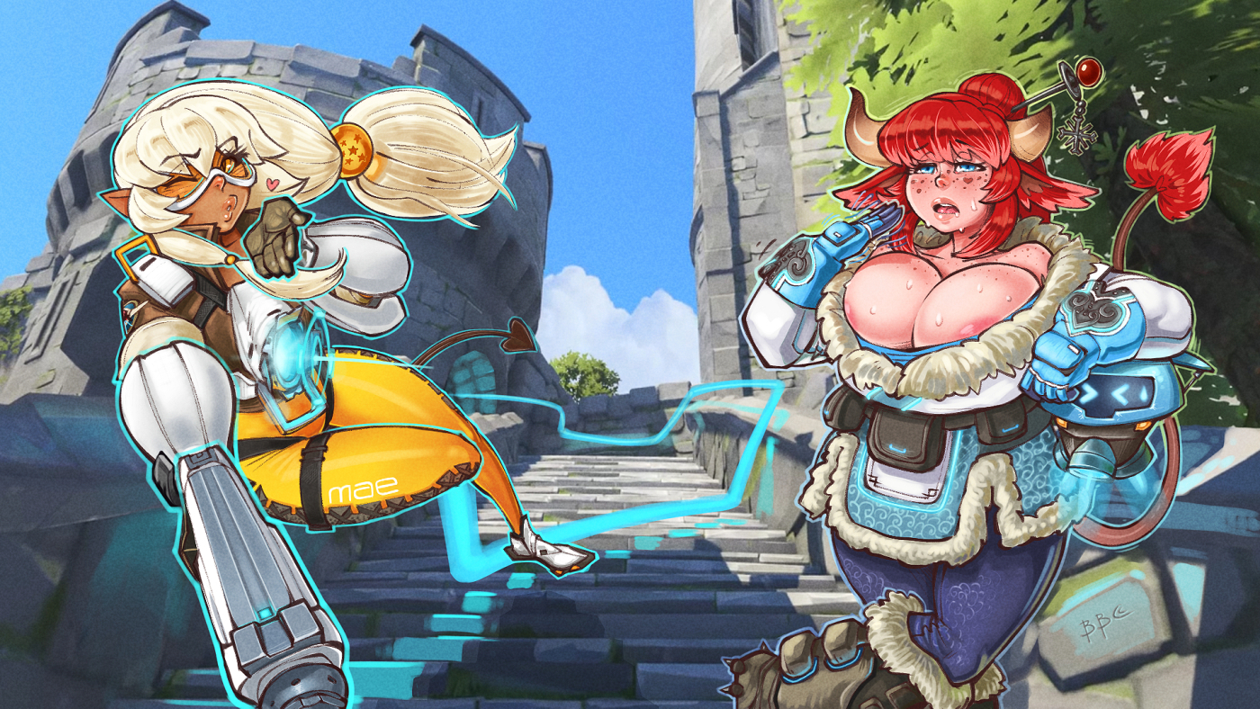 Rule34 – If it exists, there is porn of it / bbc-chan, calixa, maeya, mei (overwatch) (cosplay), tracer (cosplay) / 319746