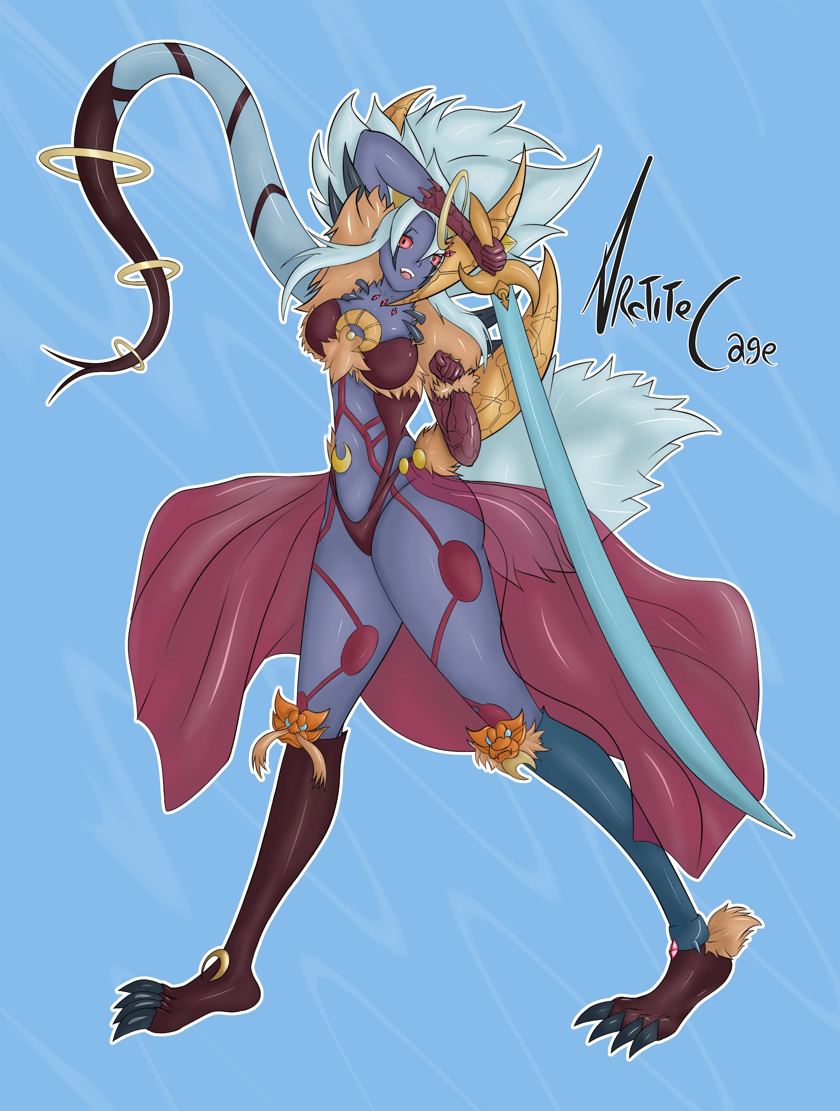 arctitecage, original, yu-gi-oh!, highres, tagme