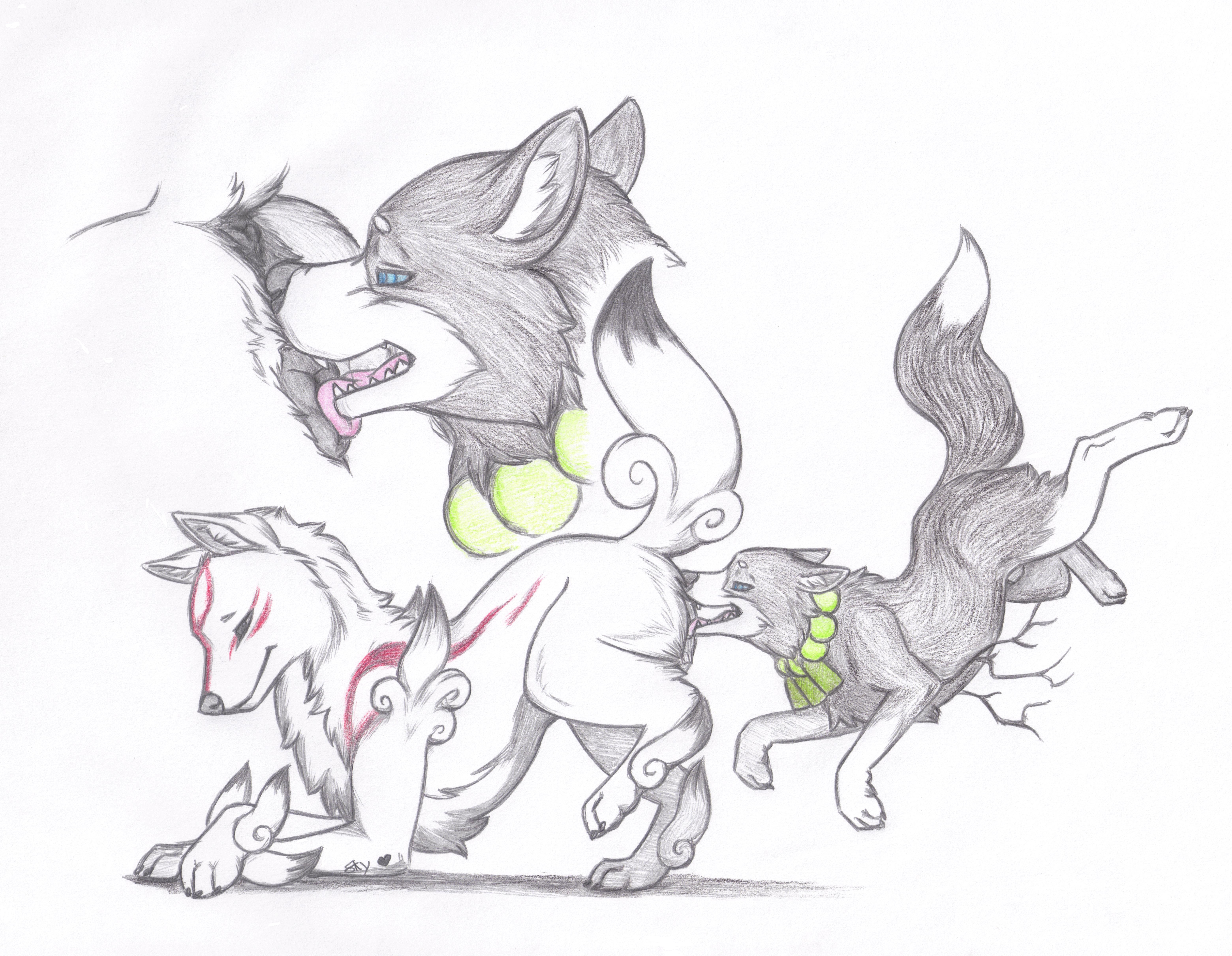 Rule34 – If it exists, there is porn of it / amaterasu, hakubi / 320131