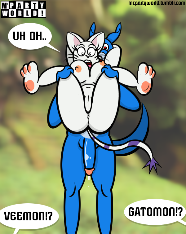 Rule34 – If it exists, there is porn of it / mcpartyworld, gatomon, veemon / 320146