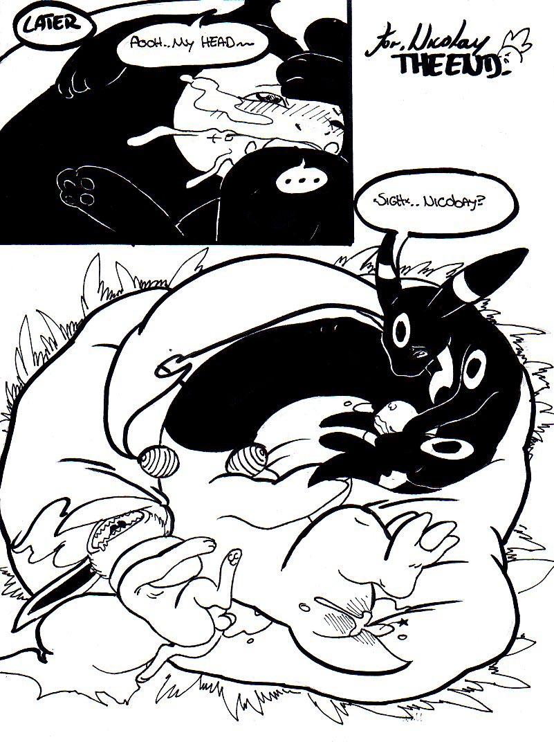 Rule34 – If it exists, there is porn of it / flareon, nicobay, skrien, umbreon / 321519