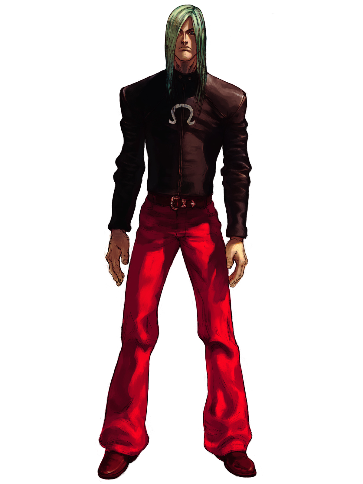 ikeno daigo, remy (street fighter), capcom, street fighter, street fighter iii (series), highres, official art, 1boy, looking at viewer, male focus, solo