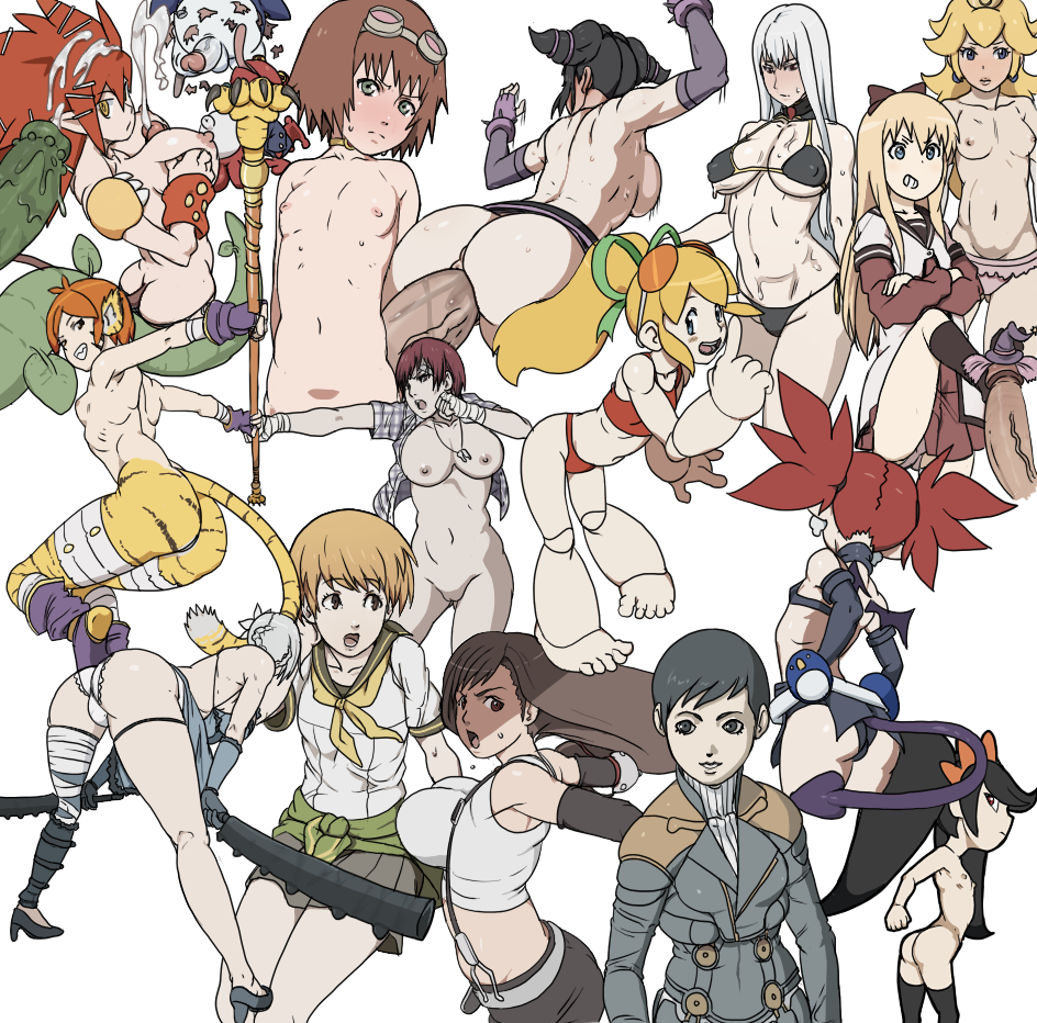 Rule34 – If it exists, there is porn of it / marnic, ashley (warioware), etna, juri han, katt, princess peach, prinny, rita mordio, roll, satonaka chie, sera, tifa lockhart / 322450