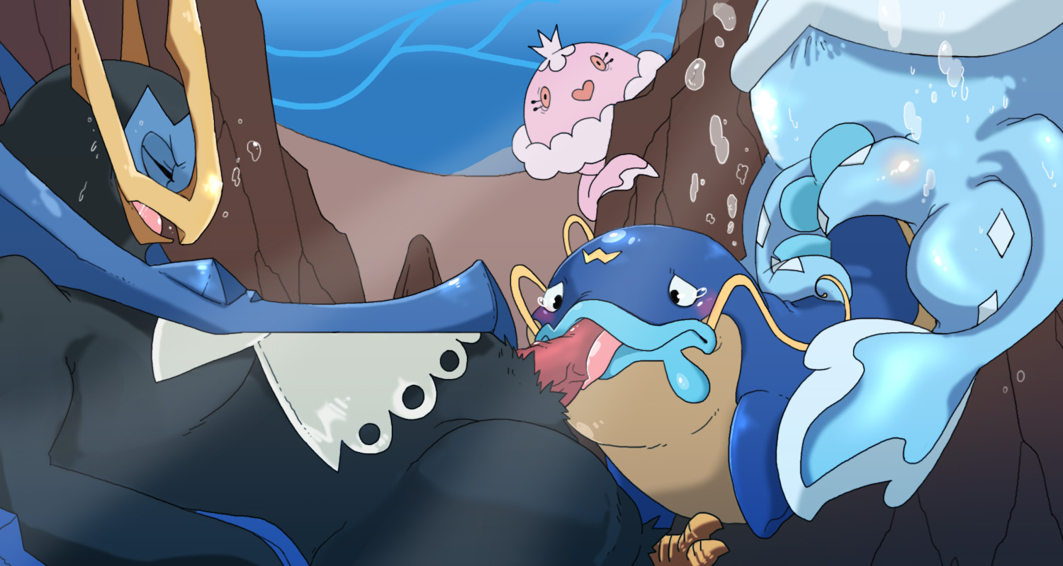 Rule34 – If it exists, there is porn of it / unknown artist, empoleon, jellicent, whiscash / 322603