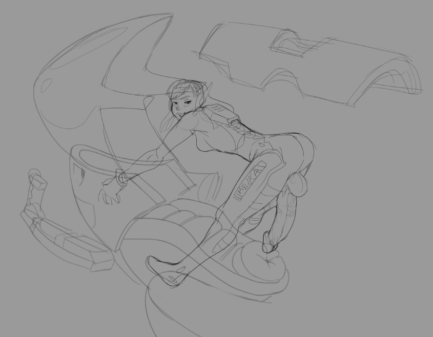 Rule34 – If it exists, there is porn of it / upright-infinity, d.va, meka / 322674