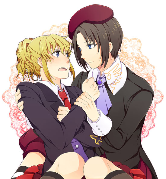topon (dallar), kanon (umineko), ushiromiya jessica, umineko no naku koro ni, bad id, bad pixiv id, 00s, blush, hat
