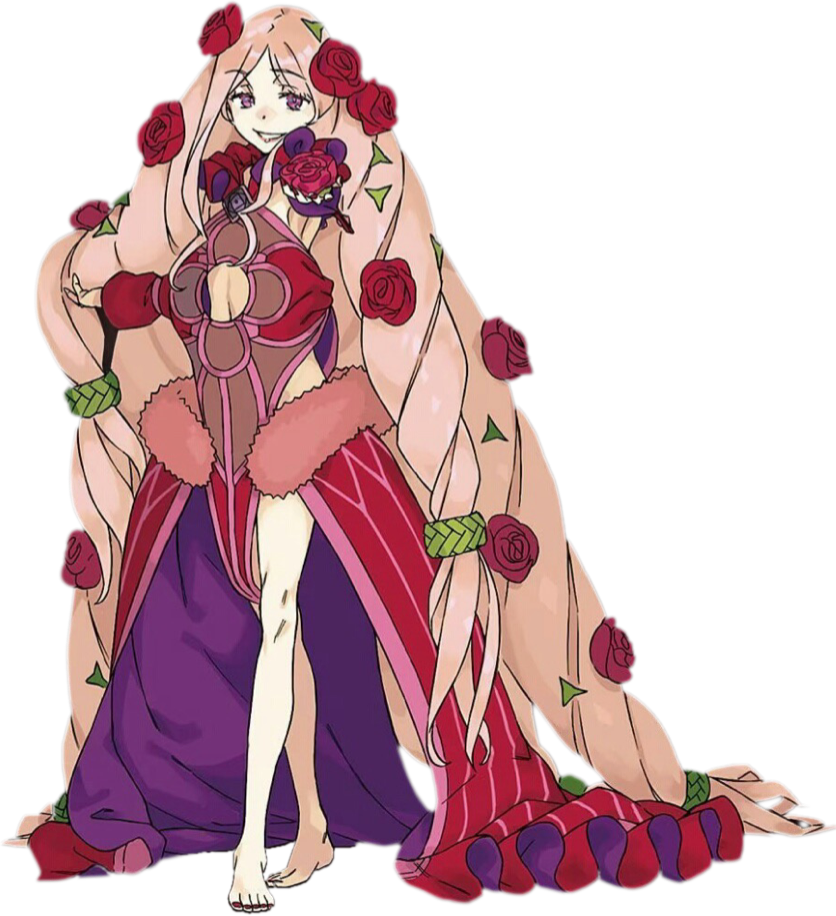 haimura kiyotaka, anna sprengel, toaru majutsu no index, toaru majutsu no index: new testament, non-web source, novel illustration, official art, 1girl, absurdly long hair, aged down, bare legs, barefoot, big hair, black leotard, breasts, cleavage, closed mouth, clothing cutout, crossed legs, dress, dress flower, flower, frills, full body, hair flower, hair ornament, leotard, long hair, looking at viewer, multicolored leotard, nail polish, navel, navel cutout, oversized clothes, pink eyes, pink hair, purple dress, purple eyes, red flower, red leotard, red nails, red rose, rose, rosenkreutz, simple background, smile, solo, standing, toenail polish, toenails, transparent background, very long hair, waist cape