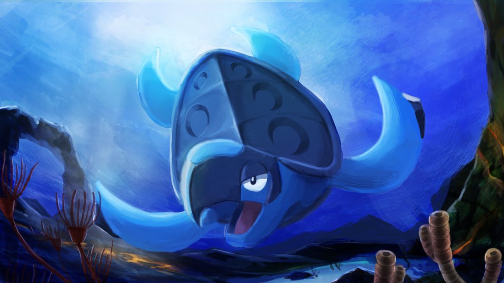 king joe (neoroto), tirtouga, nintendo, pokemon, commentary request, animal focus, full body, gen 5 pokemon, no humans, open mouth, pokemon (creature), pokemon focus, sea turtle, solo, turtle, underwater