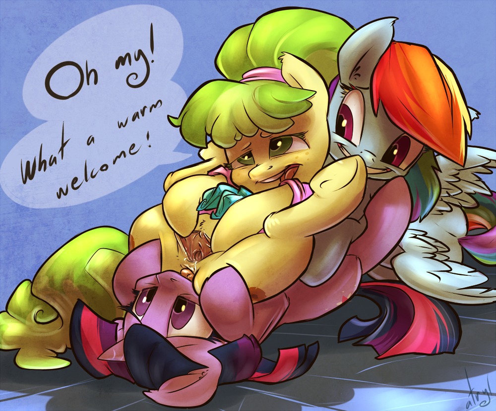 Rule34 – If it exists, there is porn of it / atryl, ms. peachbottom, rainbow dash (mlp), twilight sparkle / 325365