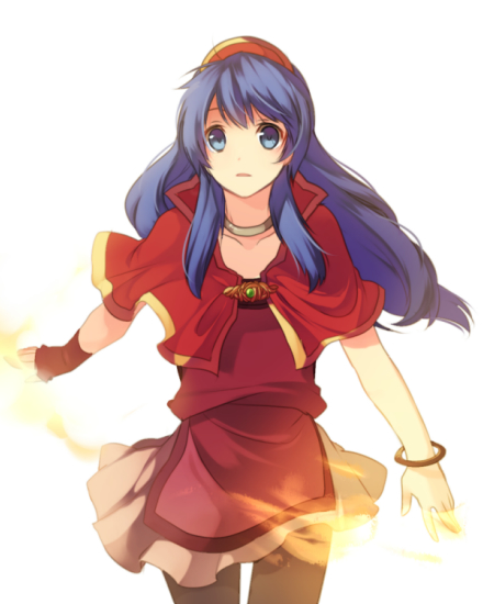hijiri (resetter), hiz (pixiv), lilina (fire emblem), fire emblem, fire emblem: the binding blade, nintendo, bad id, bad pixiv id, 1girl, blue eyes, blue hair, bracelet, female focus, headband, jewelry, matching hair/eyes, pantyhose, solo