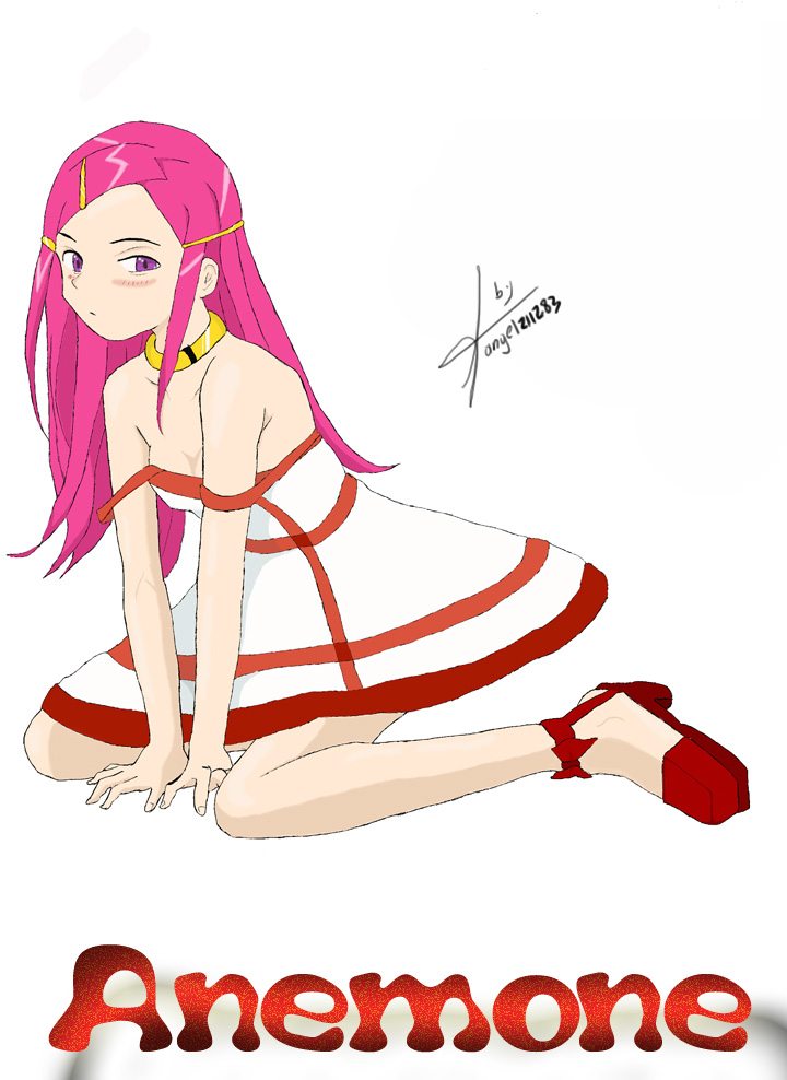 anemone, angel211283, eureka seven, eureka seven (series), pink hair, purple eyes